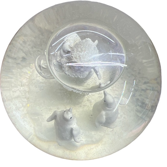 Dept. 56 Snowbabies Snow Globe Musical Waterglobe "Jingle Bells" Retired A12 - Picture 6 of 6